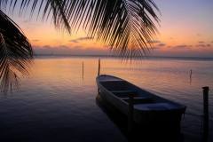 sunset in the caribbean
