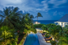 Pool Under Full Moonlight