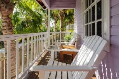 Purple Cottage Porch